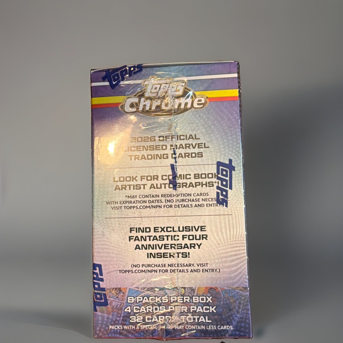 2026 TOPPS CHROME MARVEL BLASTER BOX