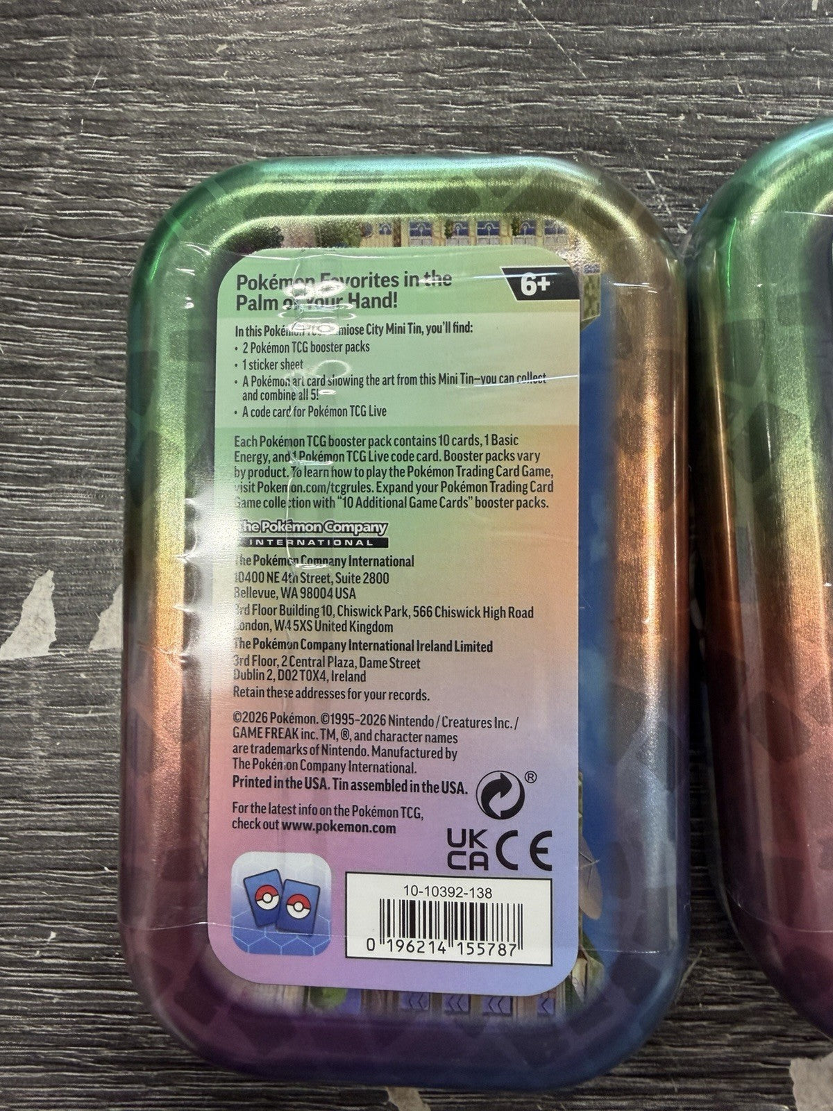 Pokémon TCG: Lumiose City Mini Tins Factory Sealed 1 Random Tin
