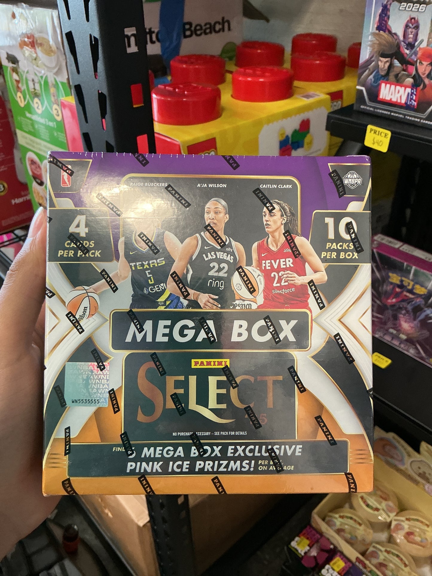 2025 Panini Select WNBA Basketball Mega Box