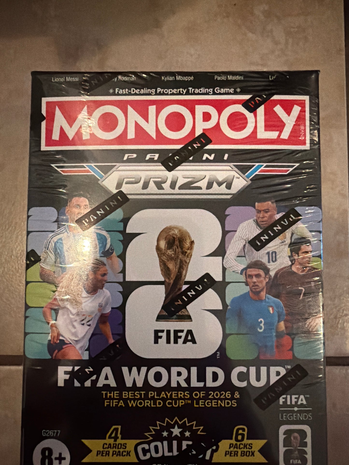 2026 Panini Prizm Monopoly FIFA World Cup Booster Box