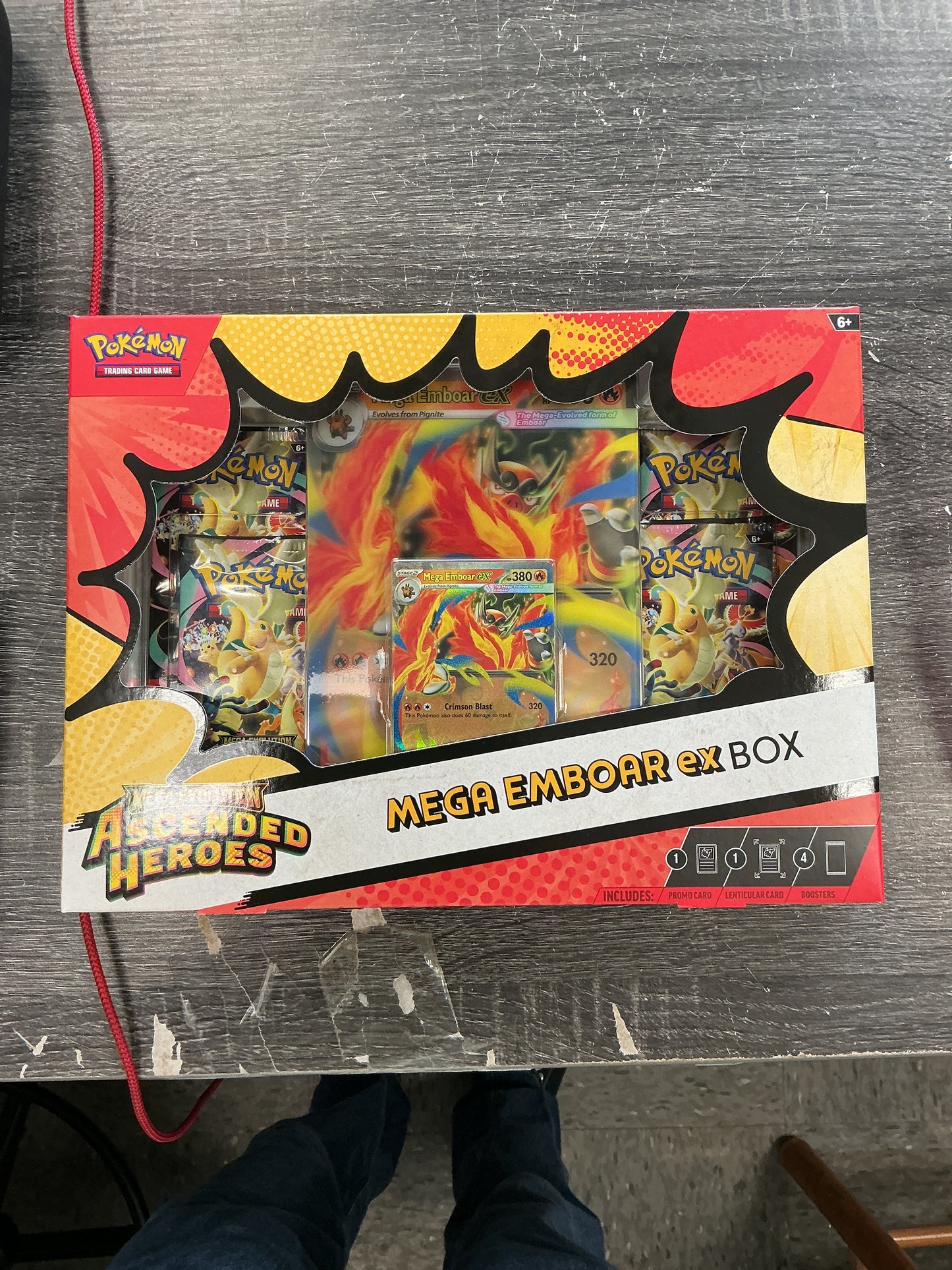Ascended Heroes Mega Emboar ex Box