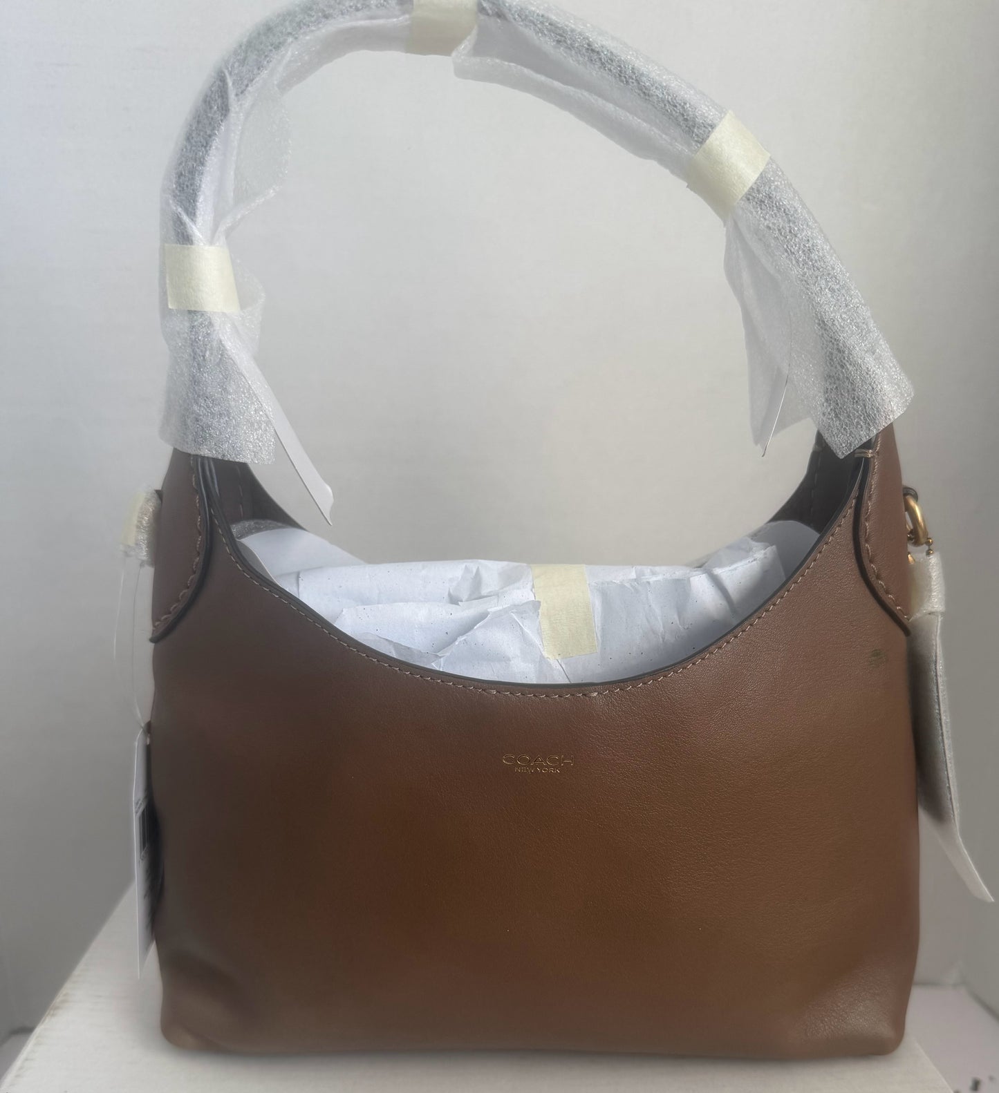 Coach Brooklyn Shoulder Bag 23 (Brown Leather / Style H1003466JAX)