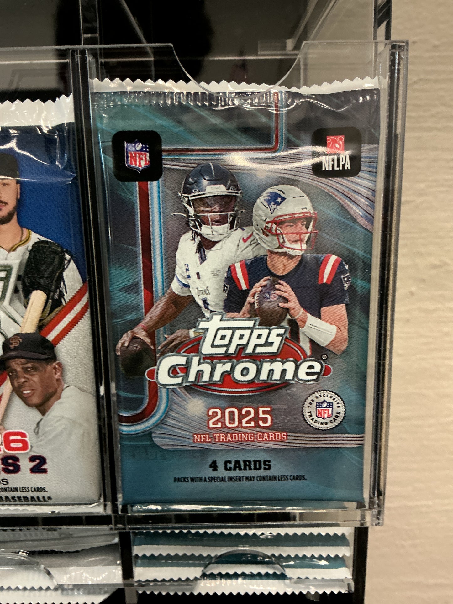 2025 Topps Chrome Football Booster Pack