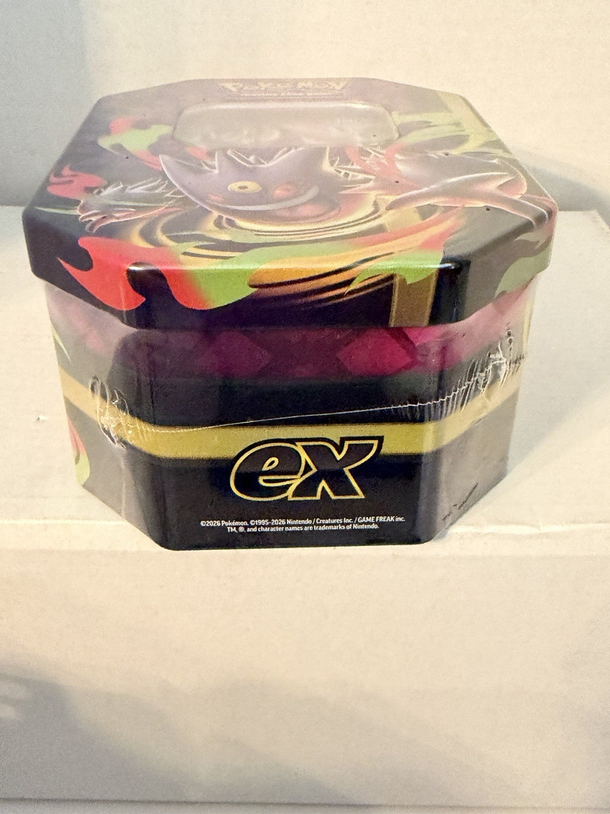 Pokemon TCG Mega Gengar Ex Mega Moonlit Tin  - Brand New Factory Sealed