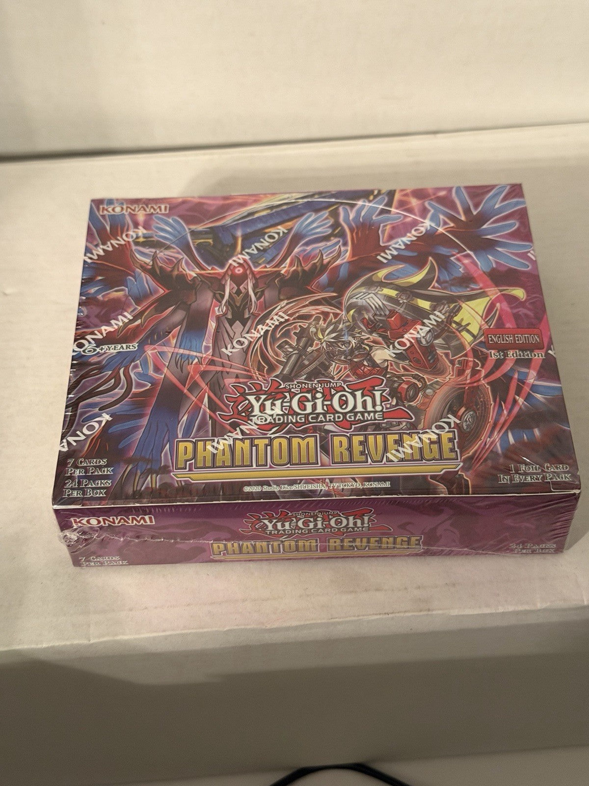 Yugioh Phantom Revenge Booster Box 1st Edition Factory Sealed