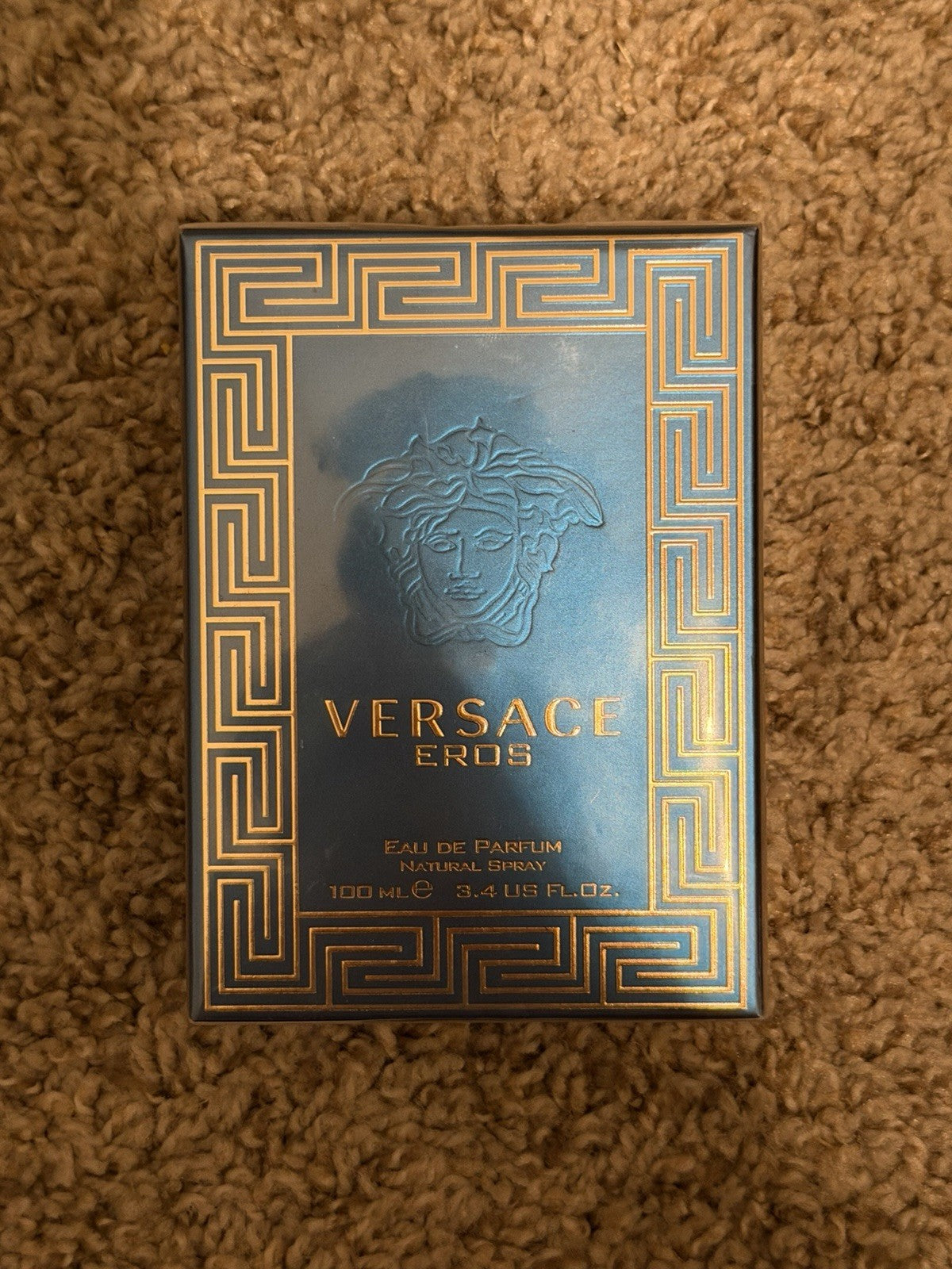 Versace Eros by Gianni Versace Cologne for Men EDP 3.3 / 3.4 oz New In Box