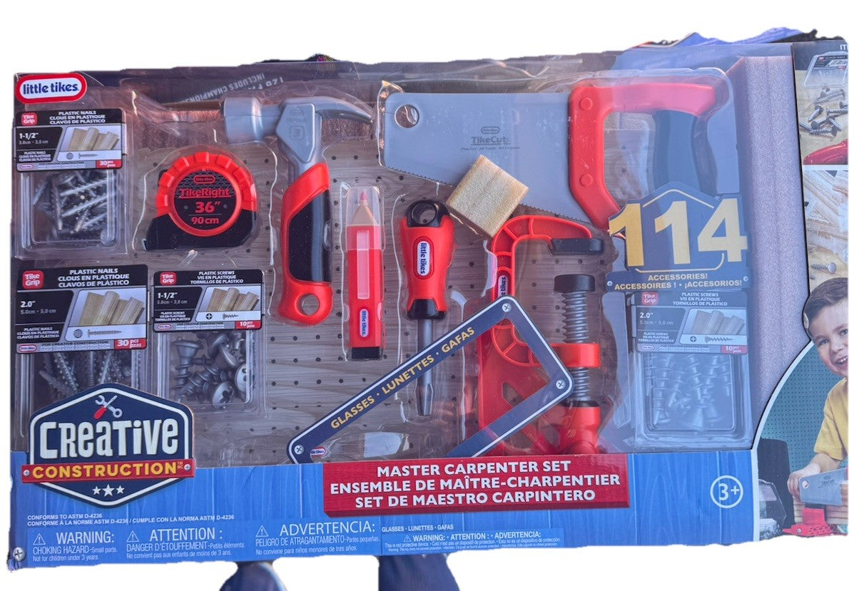 Little Tikes Creative Construction Master Carpenter Set