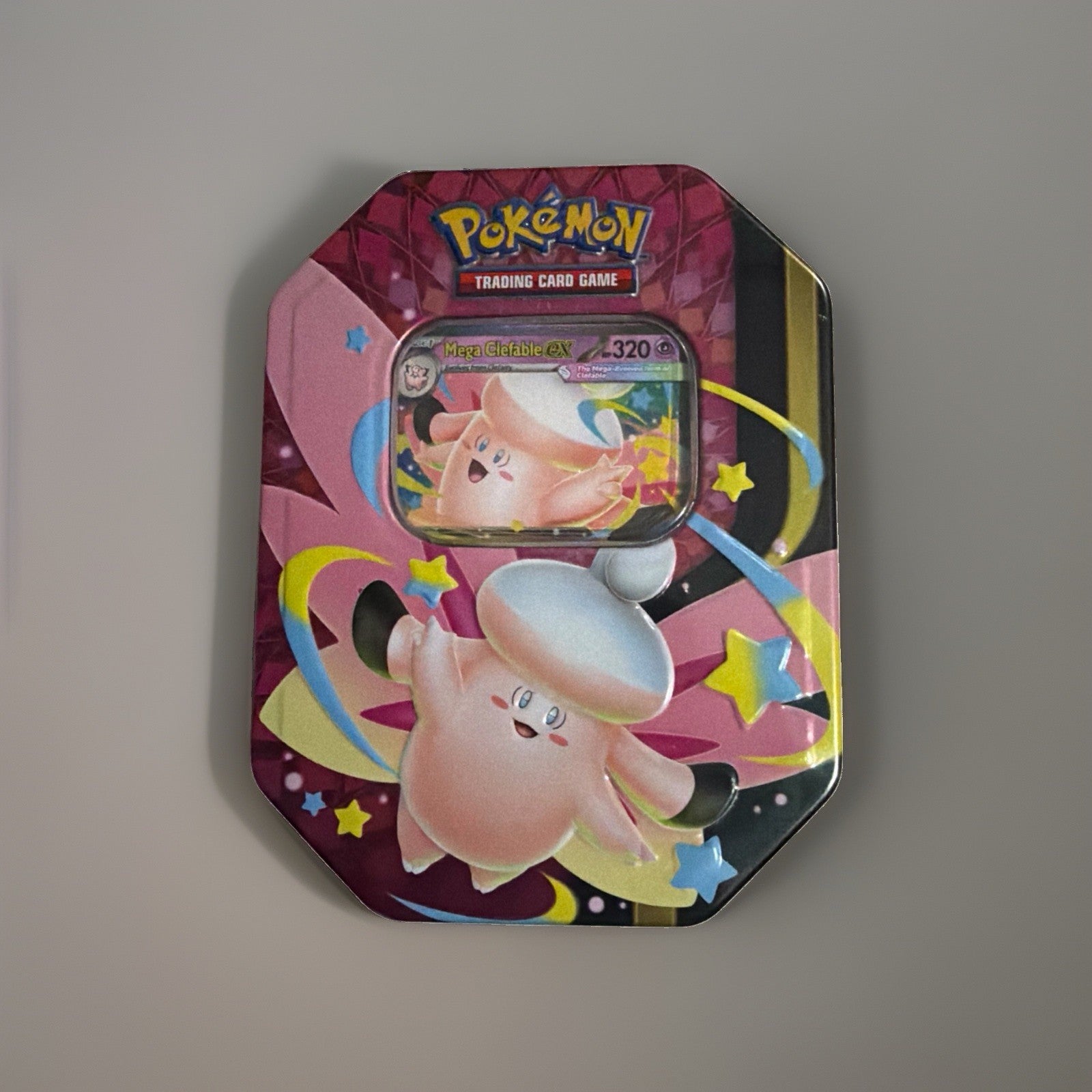 Mega Moonlit Tin [Mega Clefable ex] Pokemon Sealed Free Shipping!