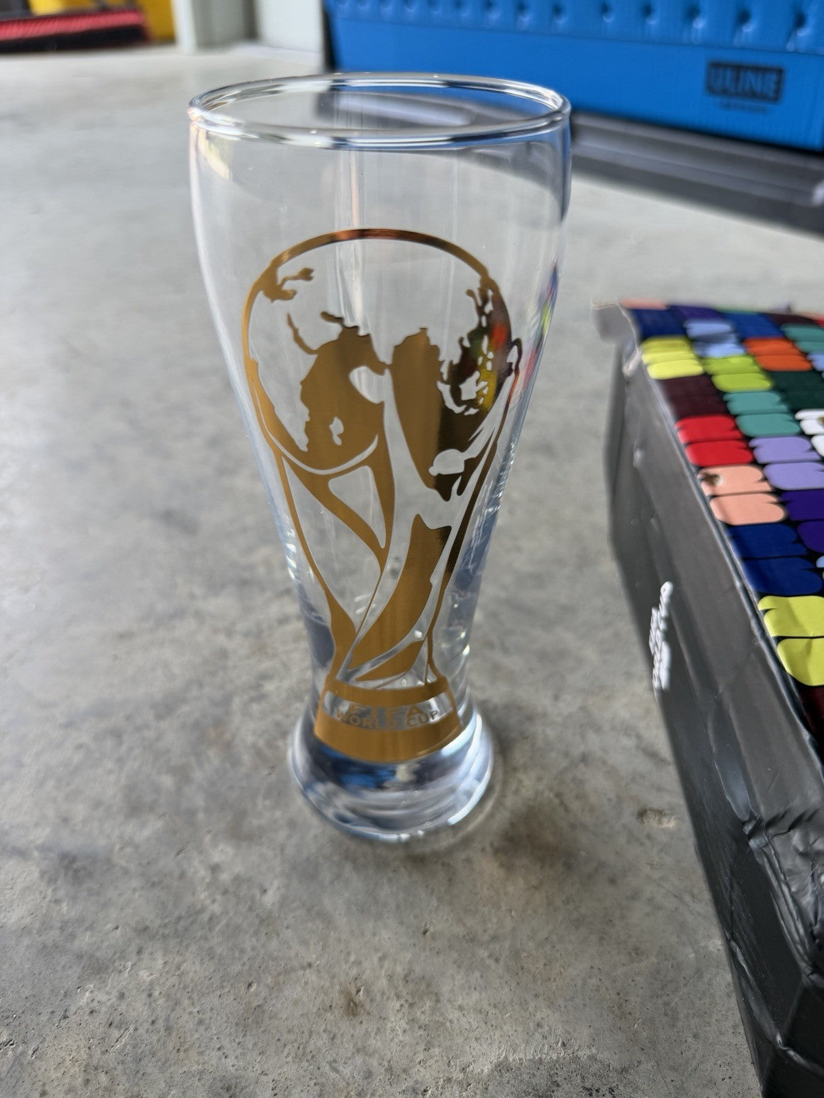 2026 FIFA World Cup 11oz Trophy Beer Glass Official Cup Edition in Original Box