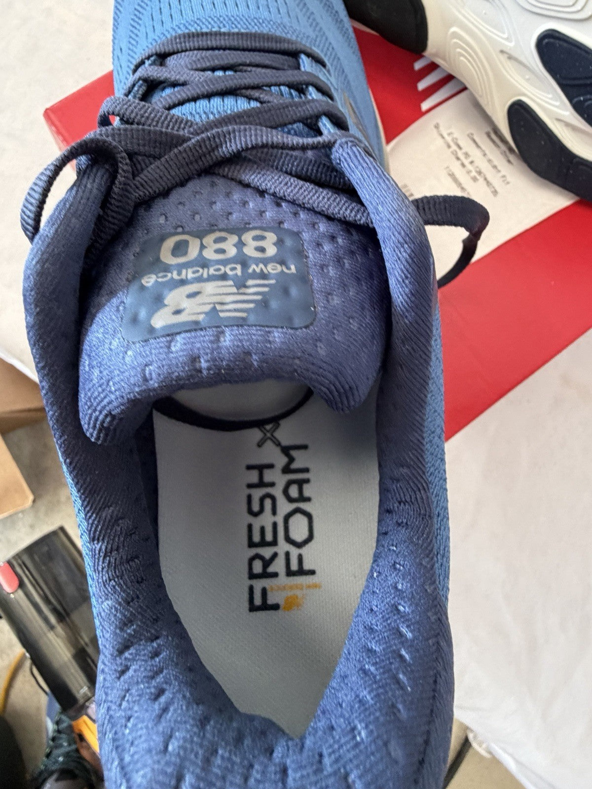 New Balance Men's Fresh Foam X 880v15 M880I15 Blue Running Shoes Size 10.5.  New