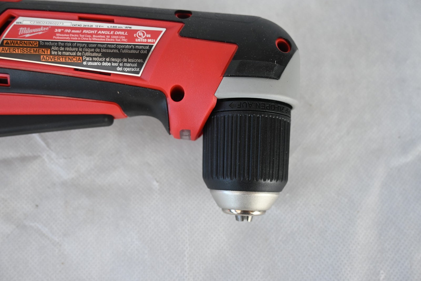 Milwaukee Right Angle Drill