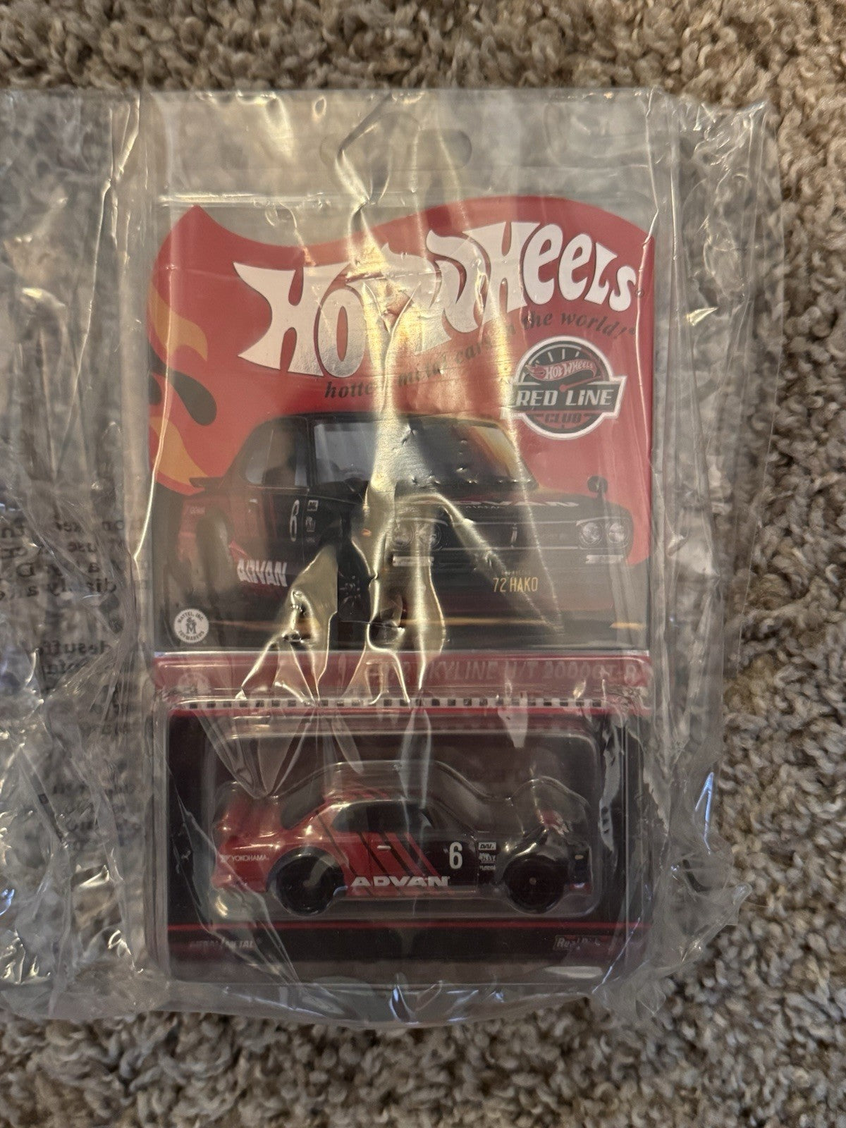 Hot Wheels RLC ADVAN 1972 Skyline H/T Nissan 2000GT-R Hako NEW