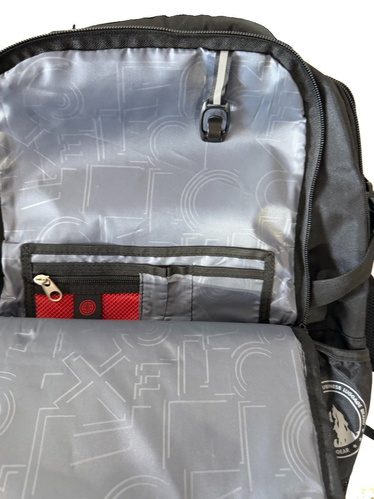 Swiss Cross Grear Large Black Pack With Built In Usb Black Multipocket