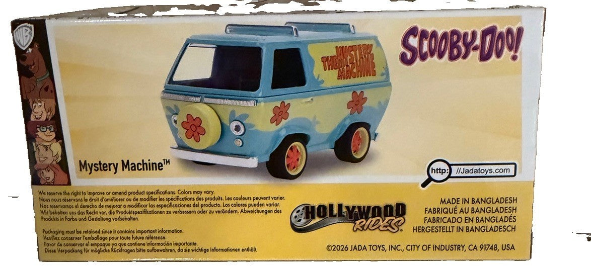 Jada Toys Hollywood Rides Scooby-Doo Mystery Machine 1965 Ford Van 1:32