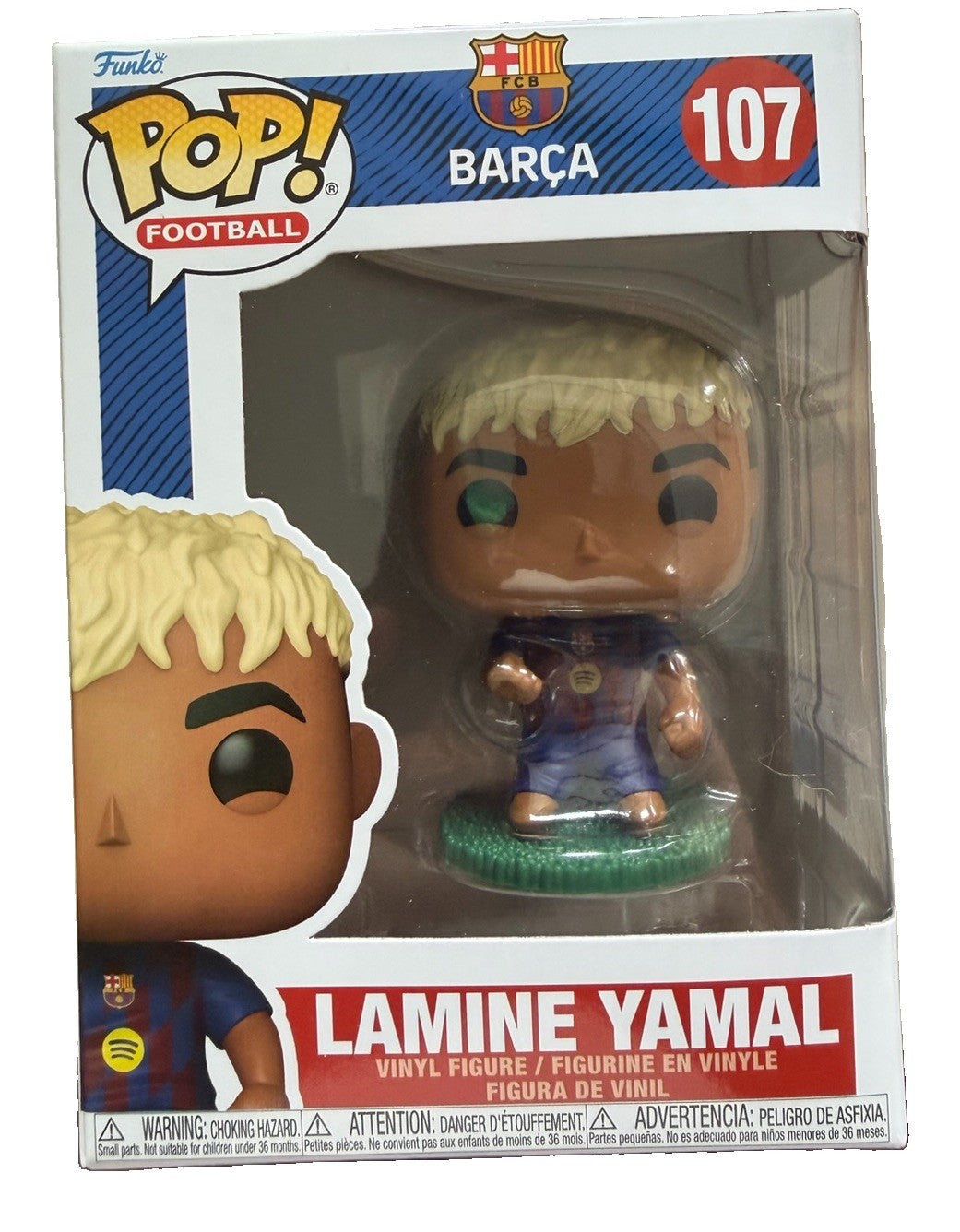 Funko Pop! Football Barca Lamine Yamal #107 Official Licensed with Protector