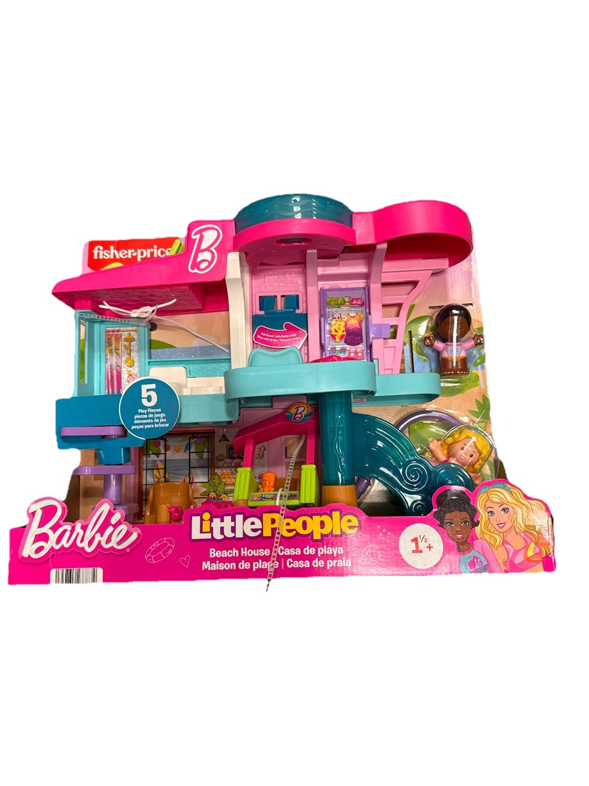 Fisher-Price Little People Barbie Beach House Playset