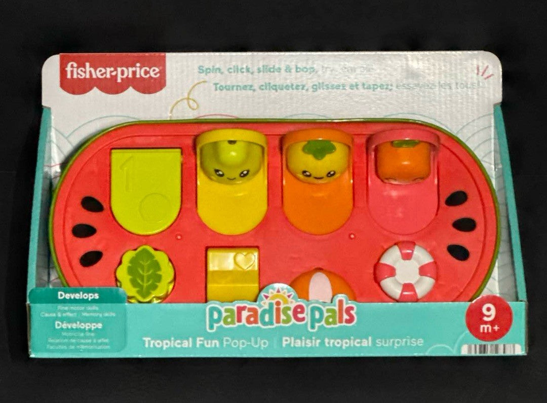 Fisher-Price Paradise Pals Tropical Fun Pop-Up Infant Toy 9M+