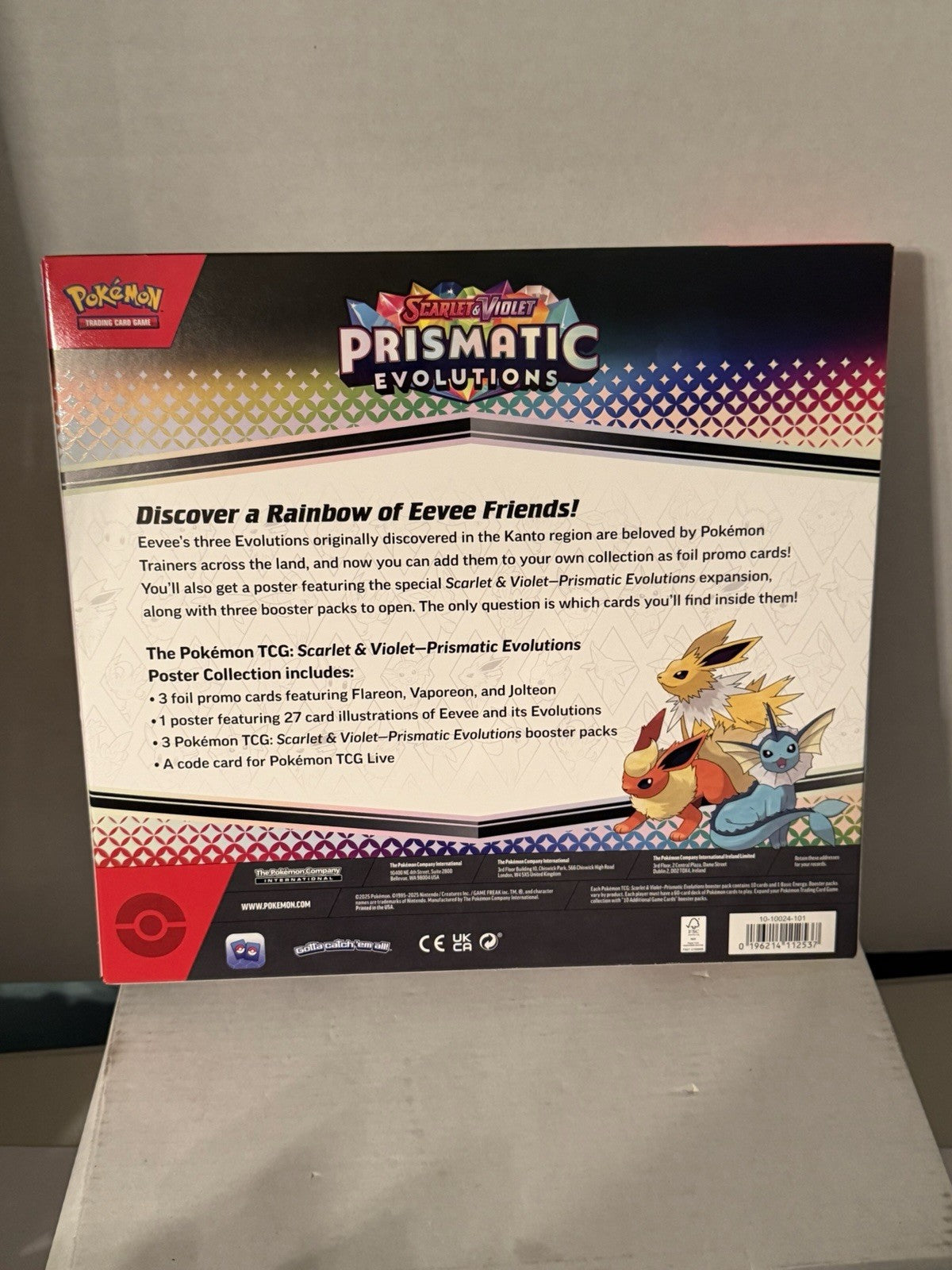 Pokemon Scarlet & Violet Prismatic Evolutions Poster Collection 