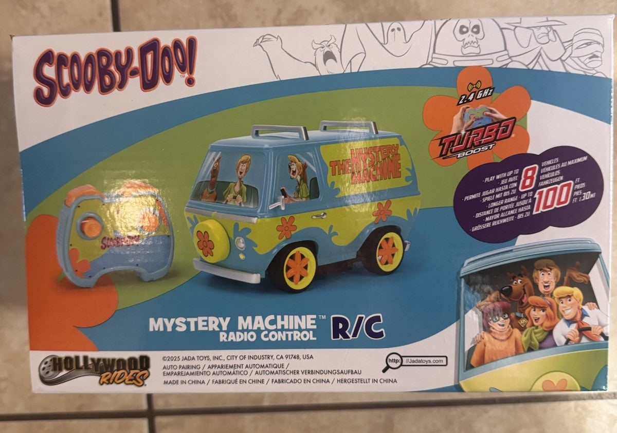 Scooby Doo - Mystery Machine 1:24 Scale RC Car [New Toy] Toy Car, Collectible