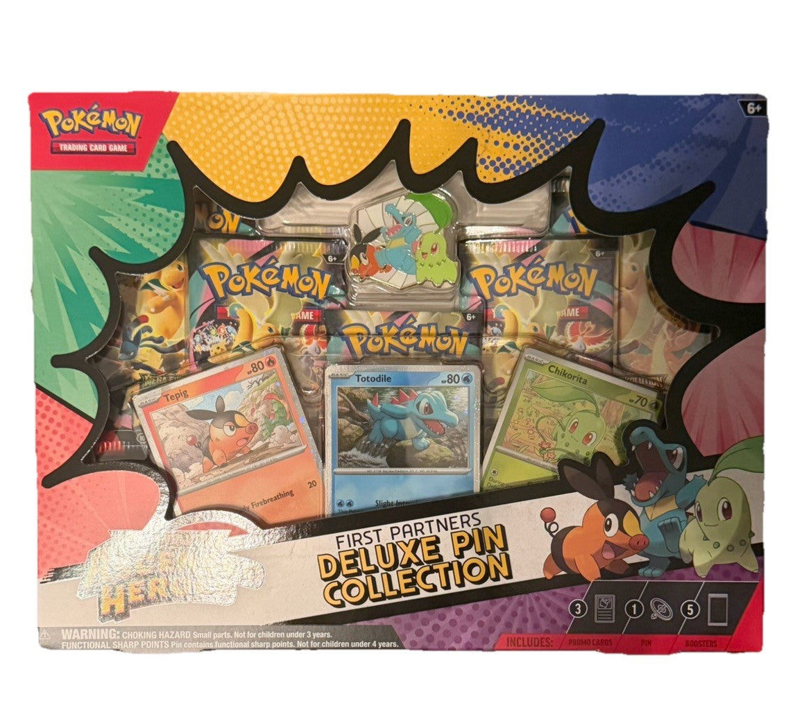 Pokemon TCG Mega Evolution Ascended Heroes First Partners Deluxe Pin Collection