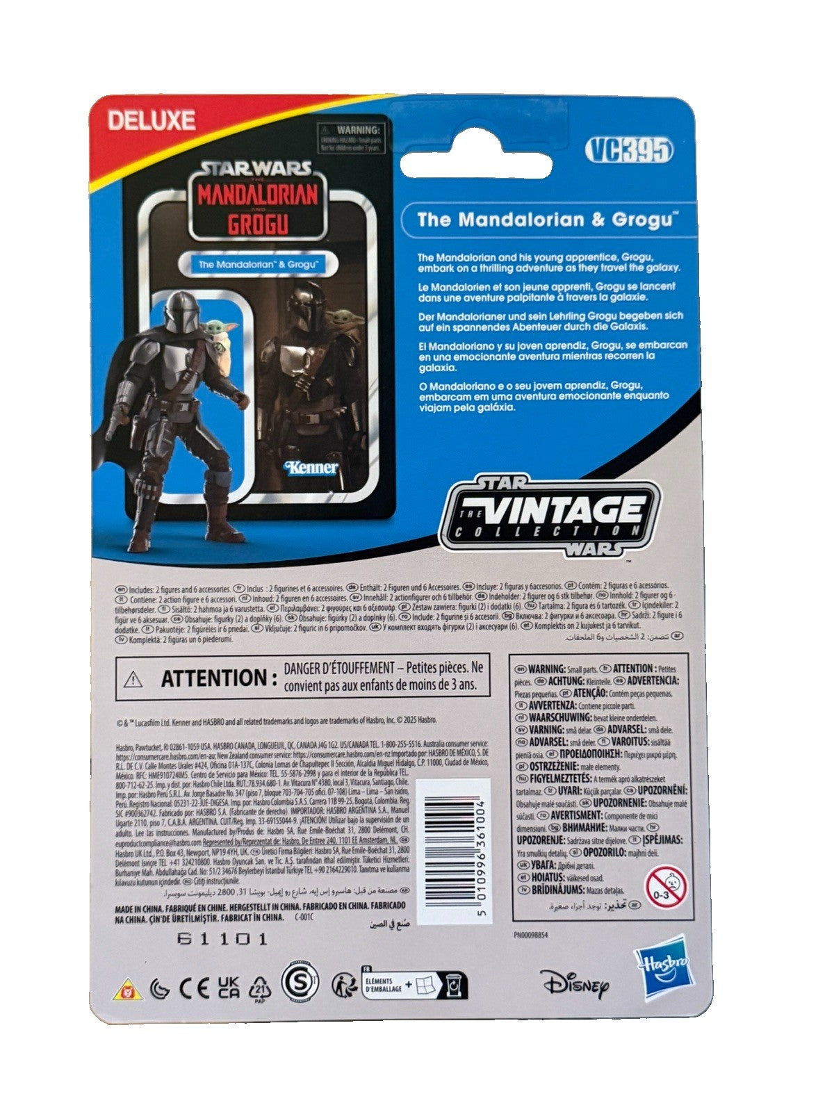 Star Wars 3.75 Vintage Collection THE MANDALORIAN AND GROGU Deluxe VC395 Free Sp