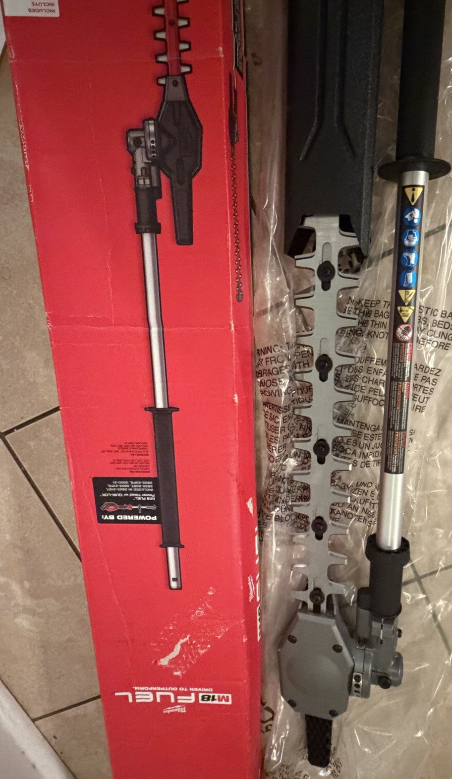 Milwaukee 49-16-2719 M18 Fuel Quik-Lok Articulating Hedge Trimmer Attachment