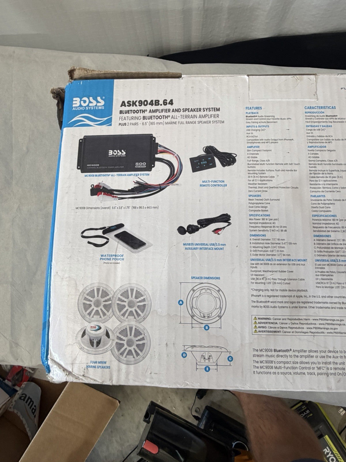 Boss Marine Speakers