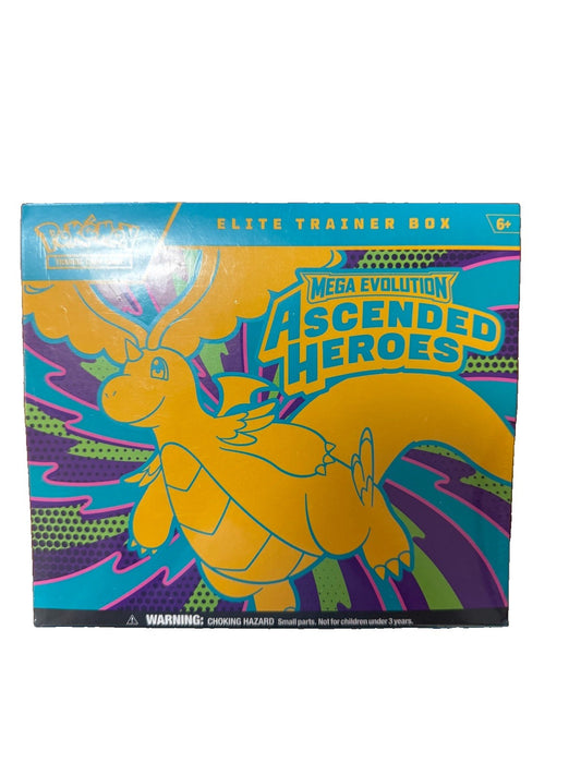 Pokémon TCG Ascended Heroes Elite Trainer Box Factory Broken Seal New