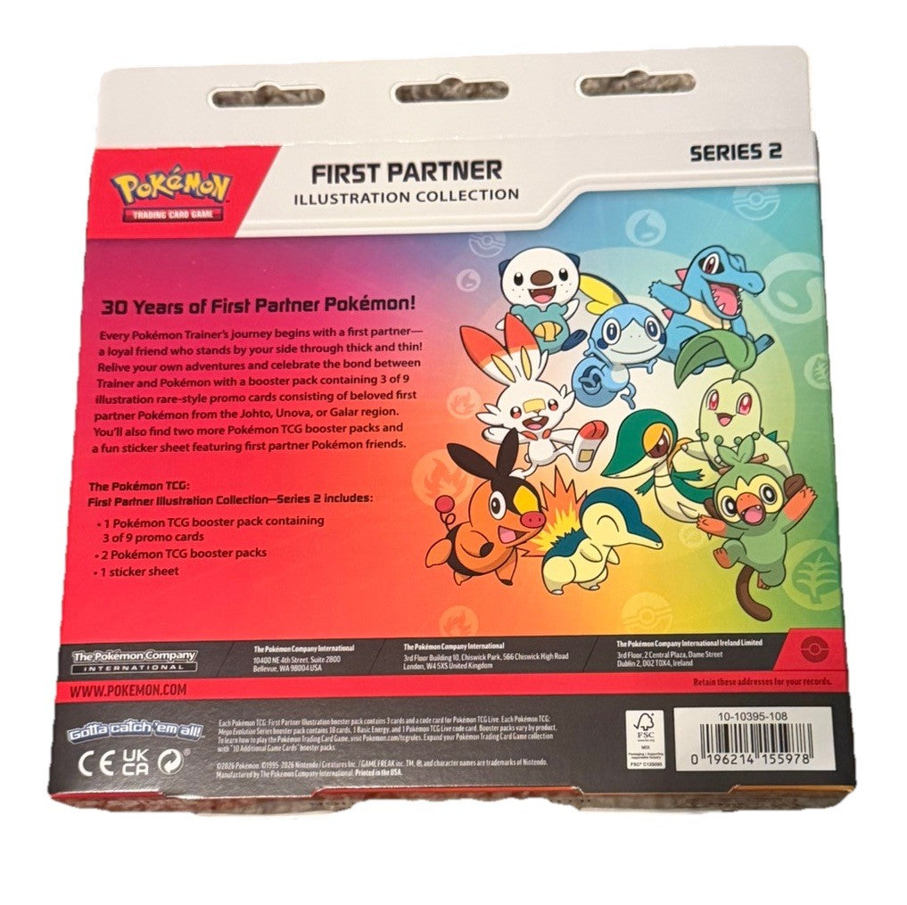 Pokemon First Partner Illustration Collection Series 2 Two Sealed New SHIPS NOW