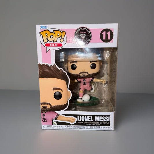 Funko POP! MLS: Inter Miami - Lionel Messi #11 Pink Vinyl Figure, Collectible
