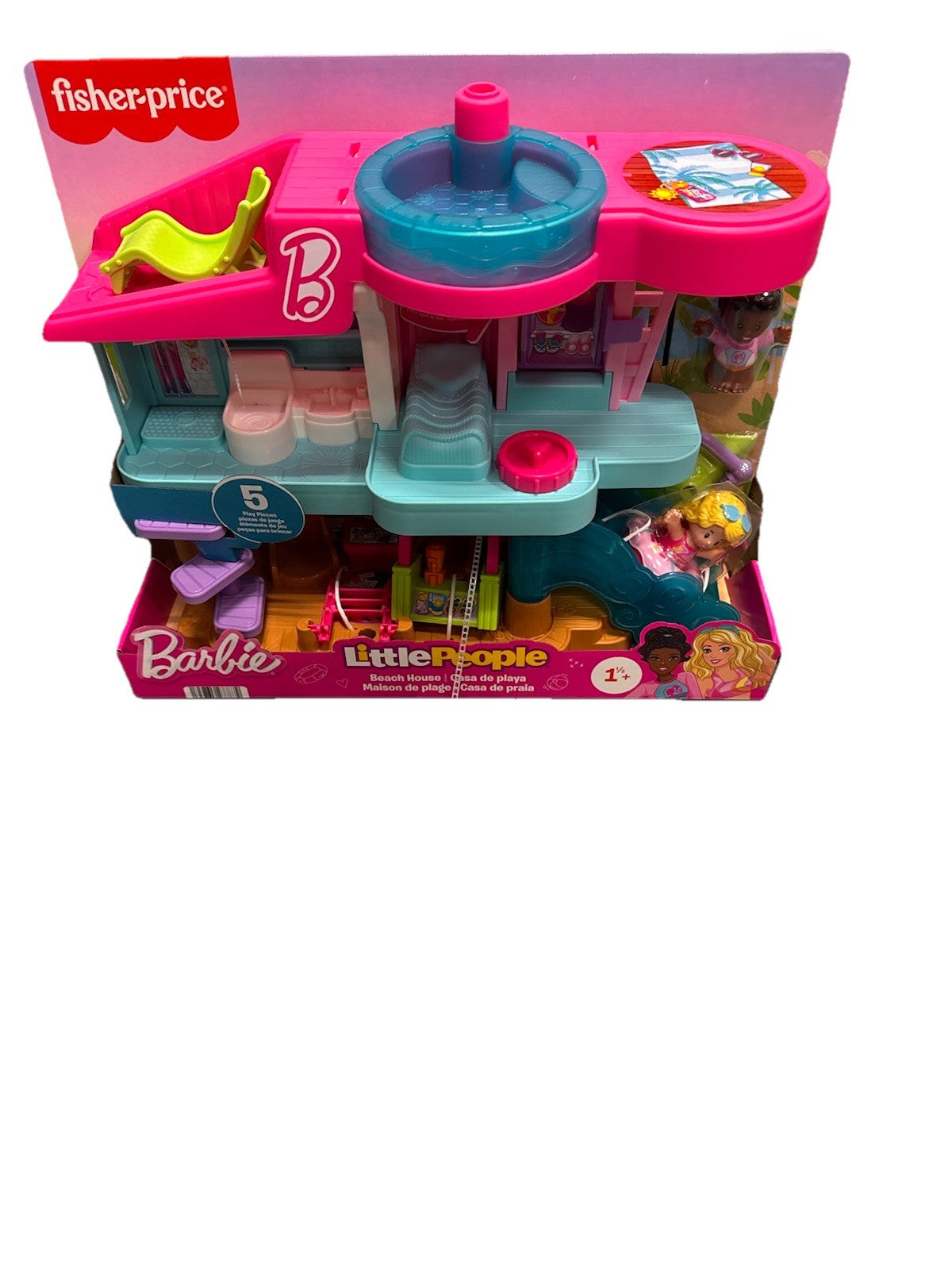 Fisher-Price Little People Barbie Beach House Playset