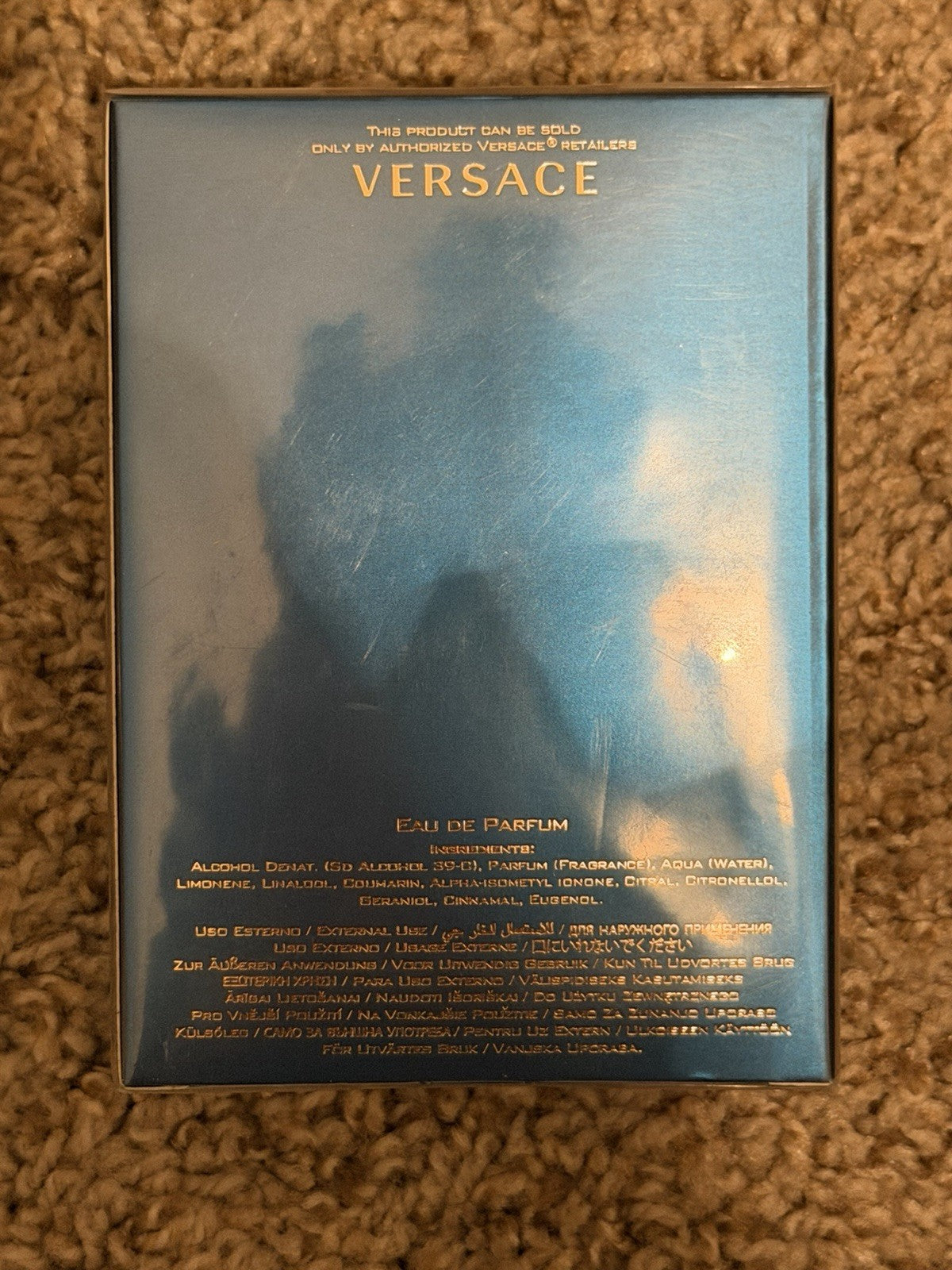 Versace Eros by Gianni Versace Cologne for Men EDP 3.3 / 3.4 oz New In Box