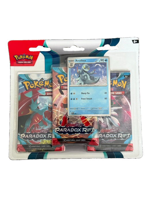 Pokemon Scarlet & Violet Paradox Rift: 3 Pack Blister