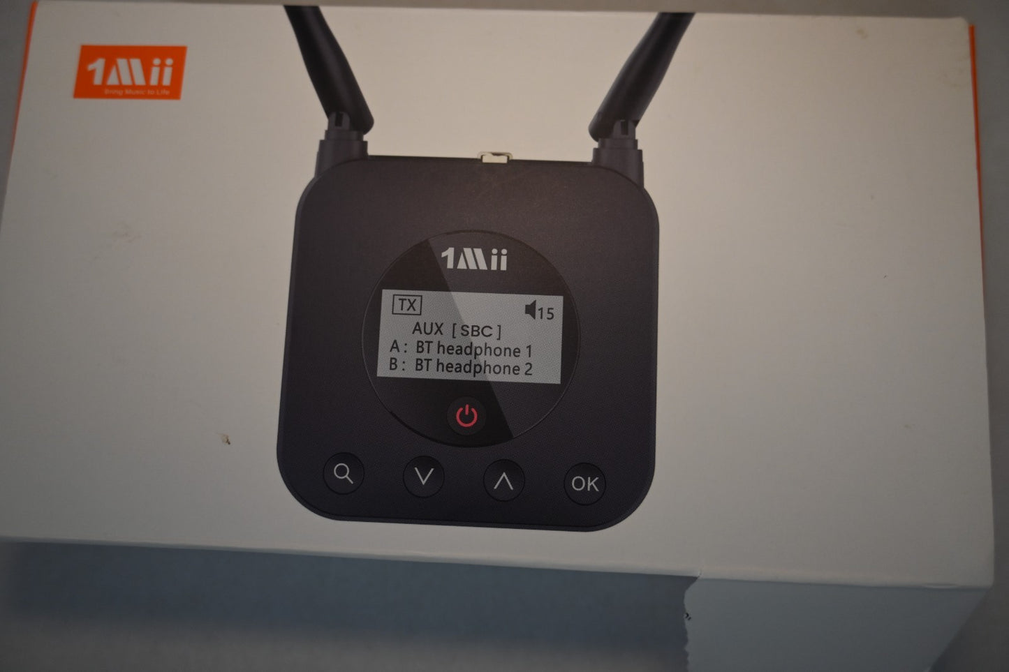 NEW 1Mii B06TX+ Long Range Bluetooth 5.2 Transmitter Tv/pc/projector To Wireless