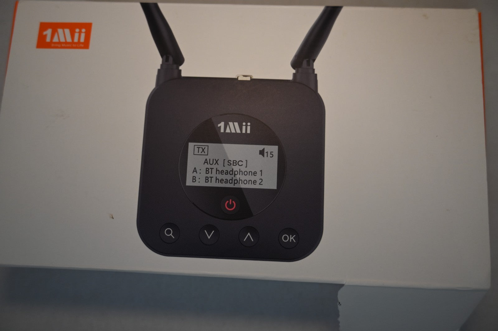 NEW 1Mii B06TX+ Long Range Bluetooth 5.2 Transmitter Tv/pc/projector To Wireless