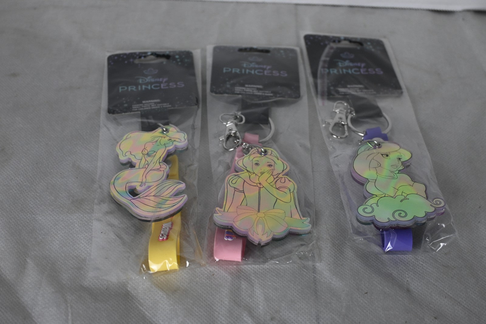 Disney Princess Keychains 3-pack