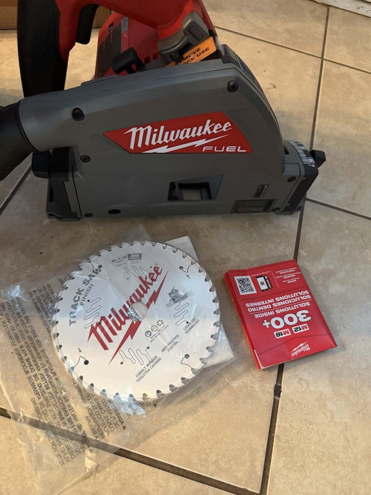 Milwaukee 2831-20 M18 FUEL 6 1/2" Plunge Track Saw Bare Tool  (Tool Only)