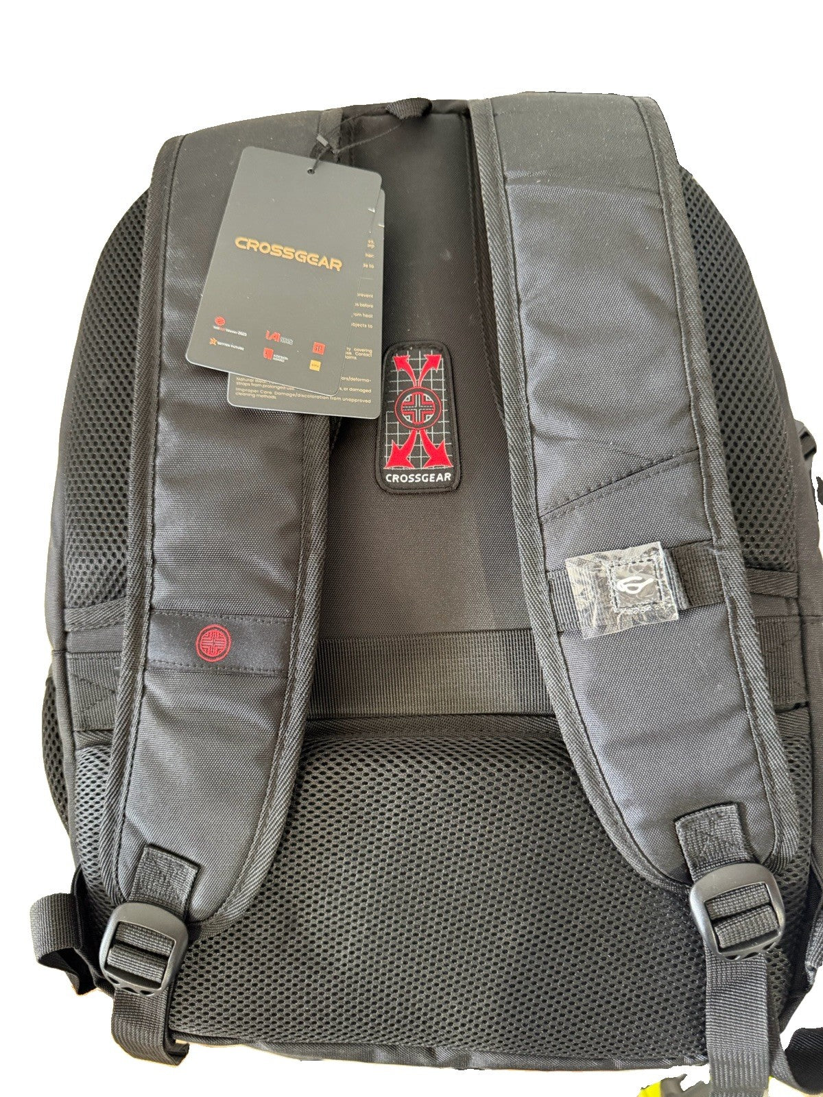 Swiss Cross Grear Large Black Pack With Built In Usb Black Multipocket