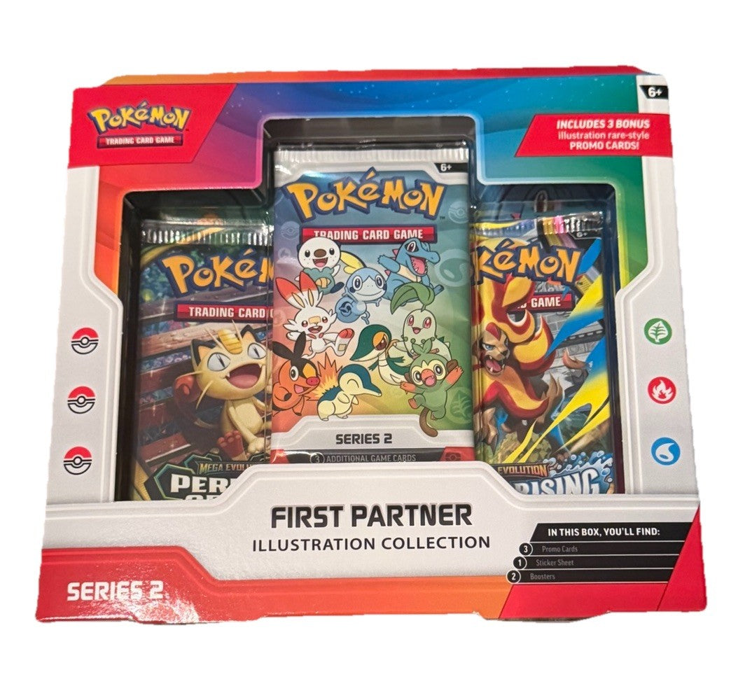 Pokemon First Partner Illustration Collection Series 2 Two Sealed New SHIPS NOW