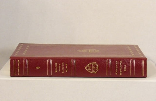 Easton Press Harvard Classics Eliot Ed Bacon Milton's Prose Browne NrMINT EE