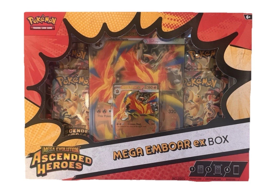 Pokémon Mega Feraligatr EX Box Mega Evolution—Ascended Heroes Promo Booster
