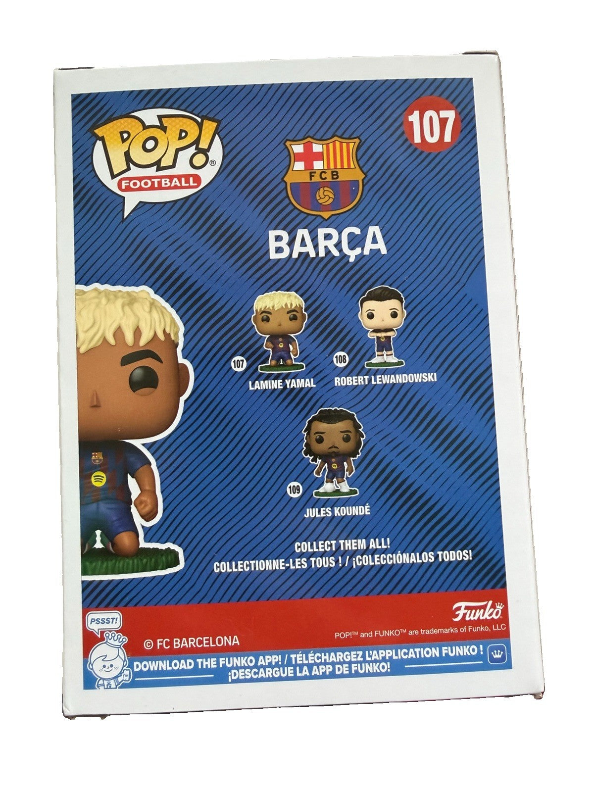 Funko Pop! Football Barca Lamine Yamal #107 Official Licensed with Protector