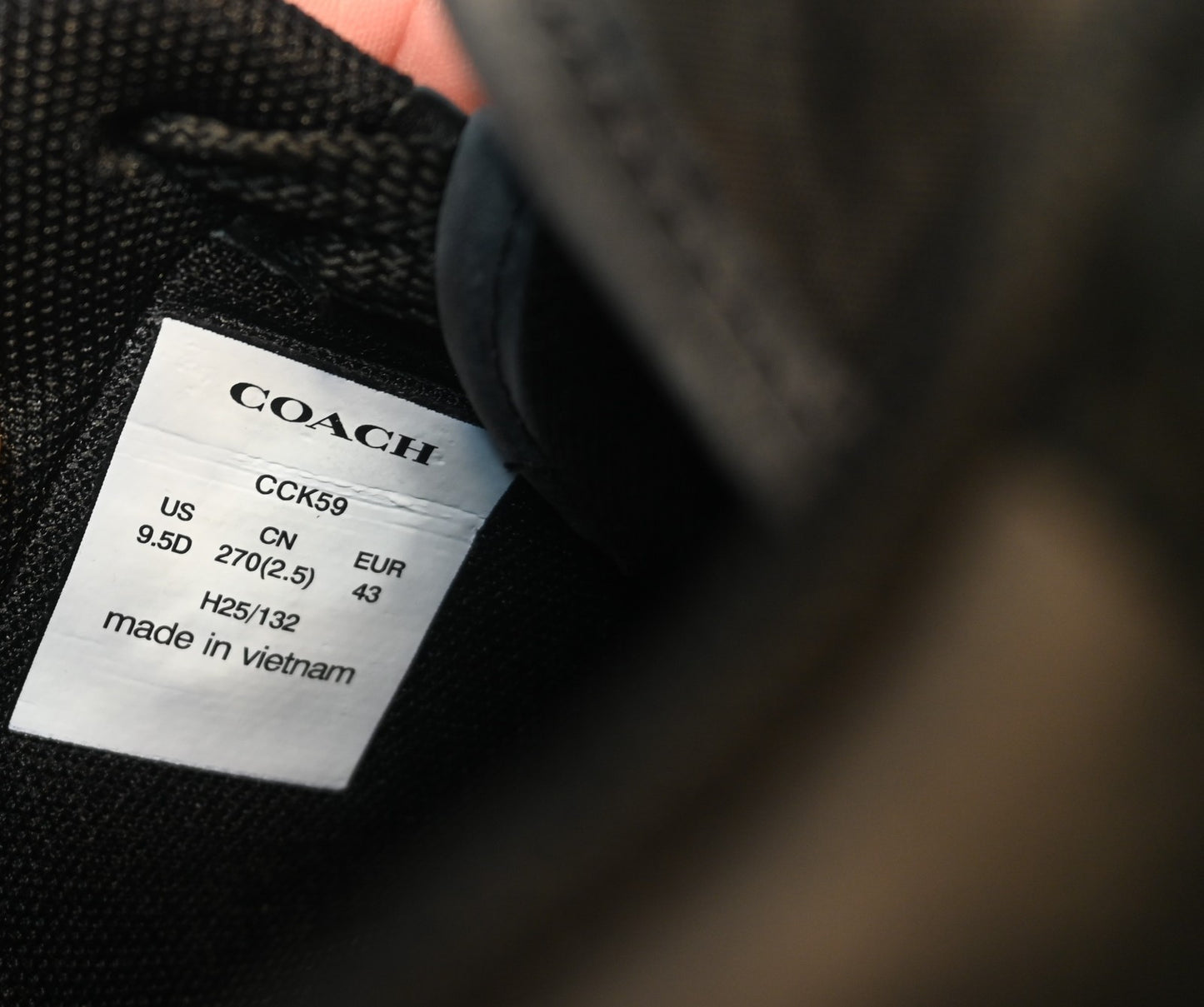 Coach Soho Sneaker Shoes  CCK59 Size 9.5D