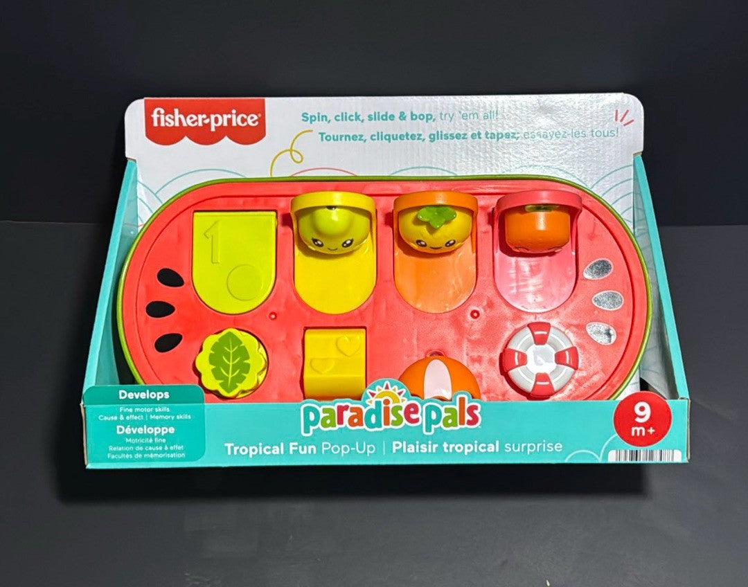 Fisher-Price Paradise Pals Tropical Fun Pop-Up Infant Toy 9M+