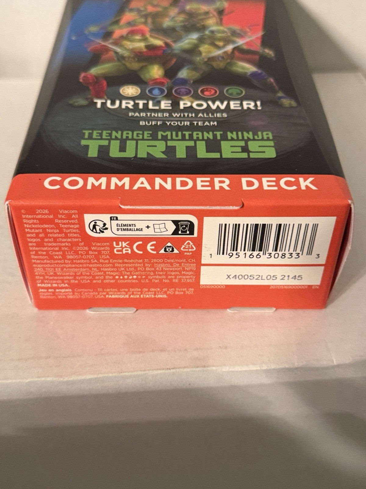 Teenage Mutant Ninja Turtles Commander Deck - Turtle Power!