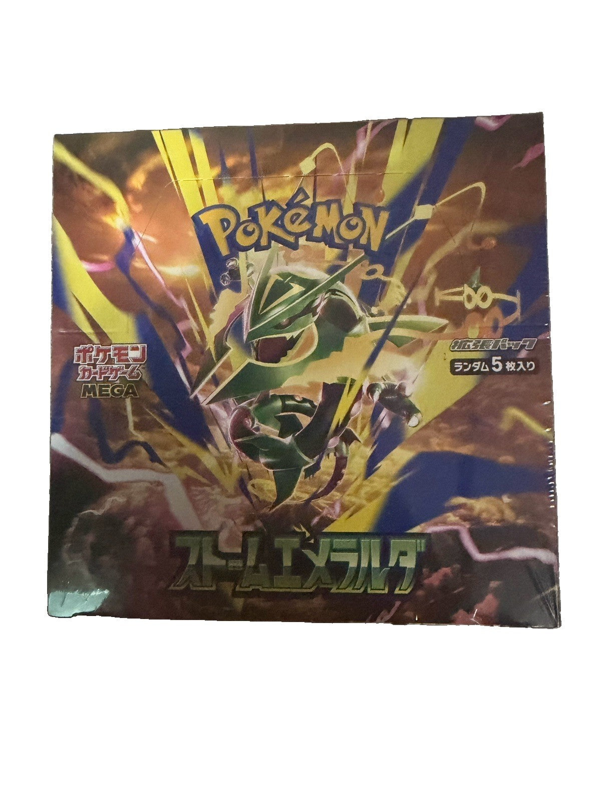 Storm Emeralda Booster Box Japanese w/Shrink M6 Pokemon Card US Seller