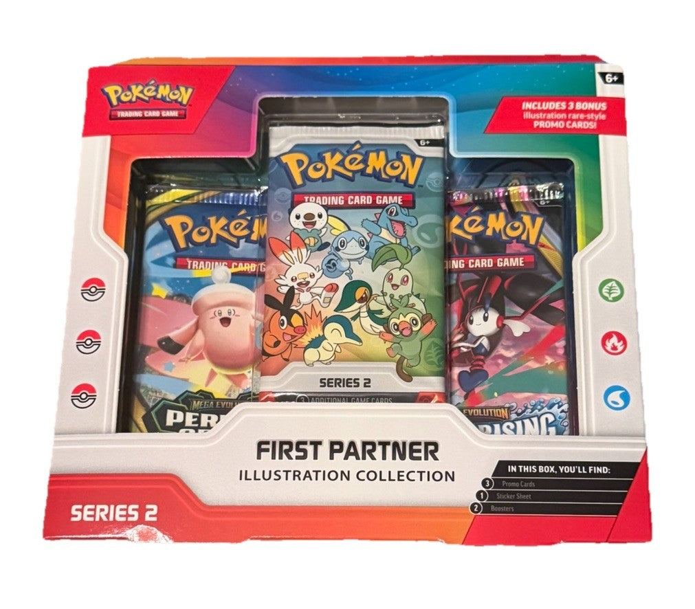 Pokemon First Partner Illustration Collection Series 2 Two Sealed New SHIPS NOW