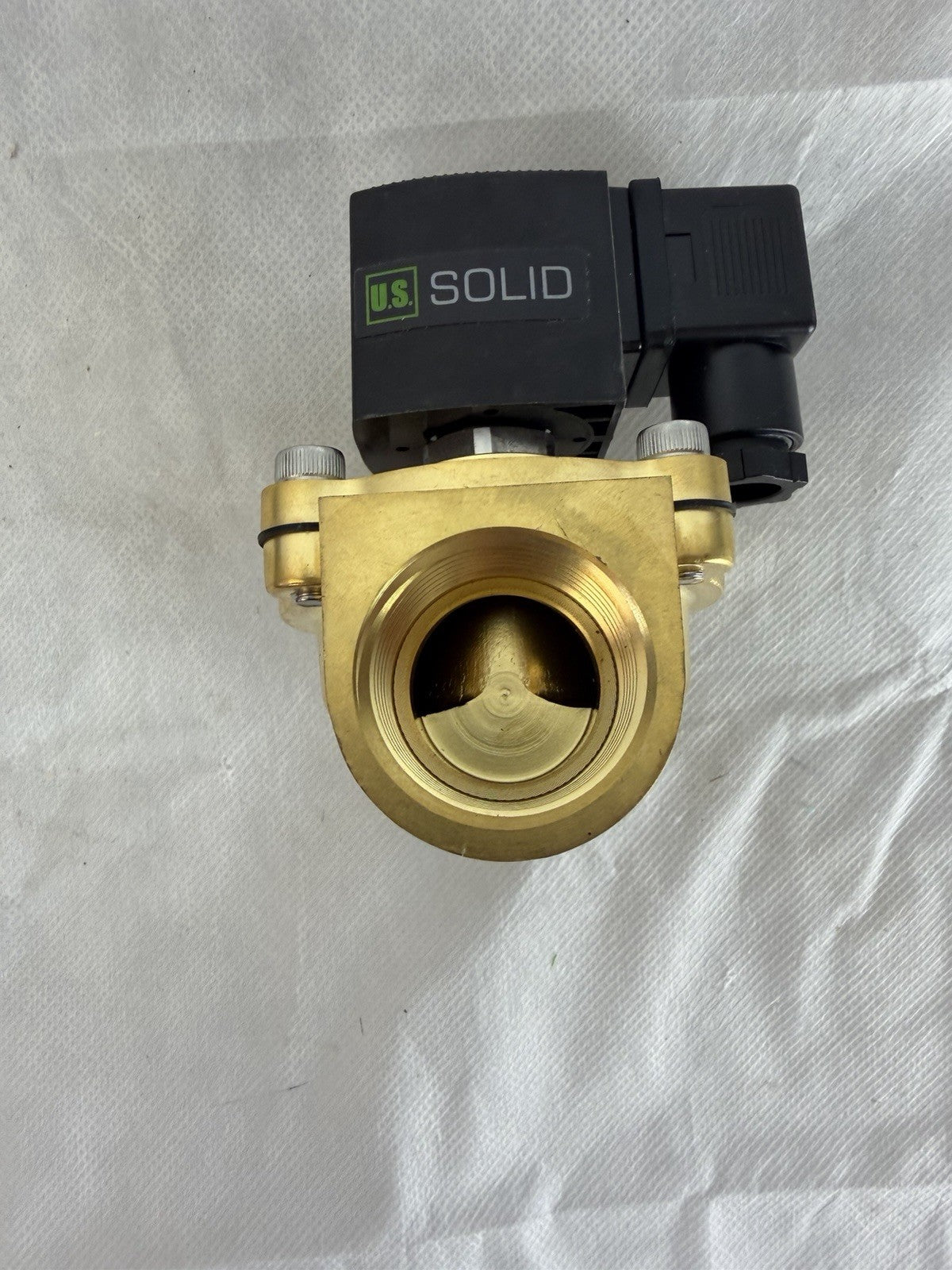 U.S. Solid Normally Closed Solenoid Valve 24V AC Brass 3/4 in