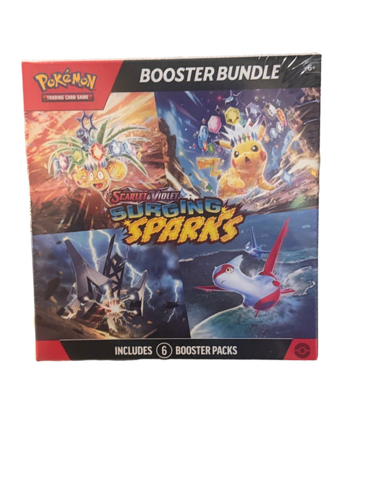 Pokemon TCG Scarlet & Violet Surging Sparks Booster Bundle 6 Packs