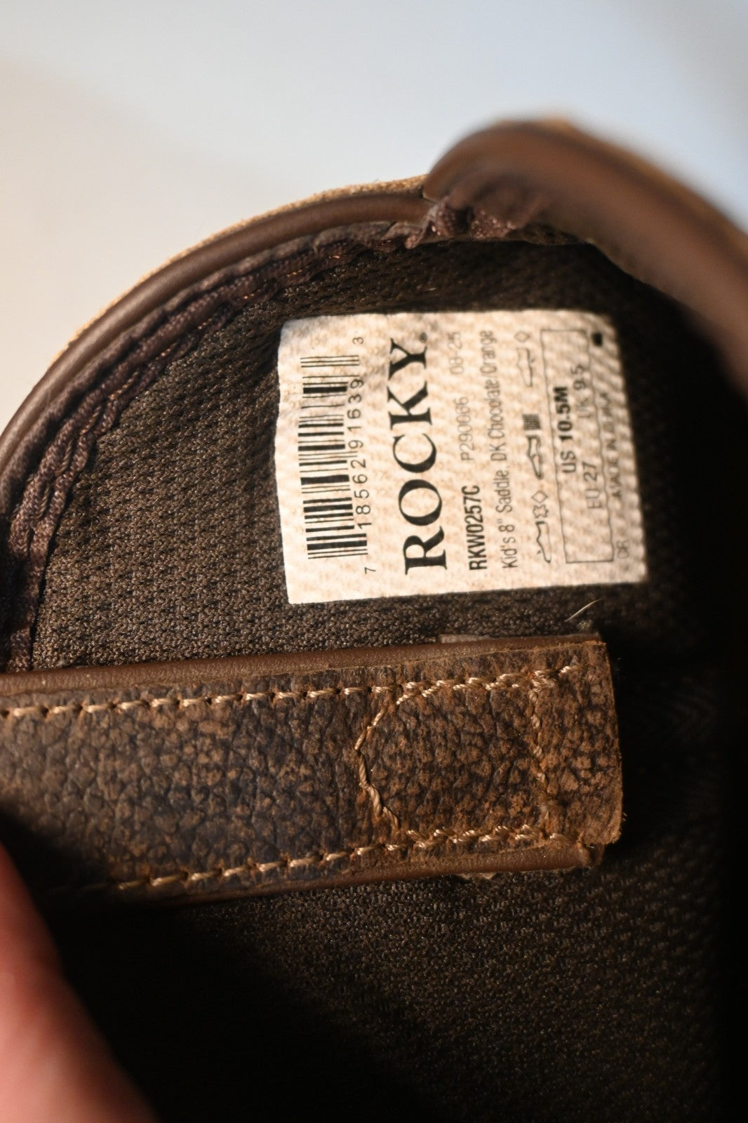 Rocky Kids Cowboy Boots 10.5